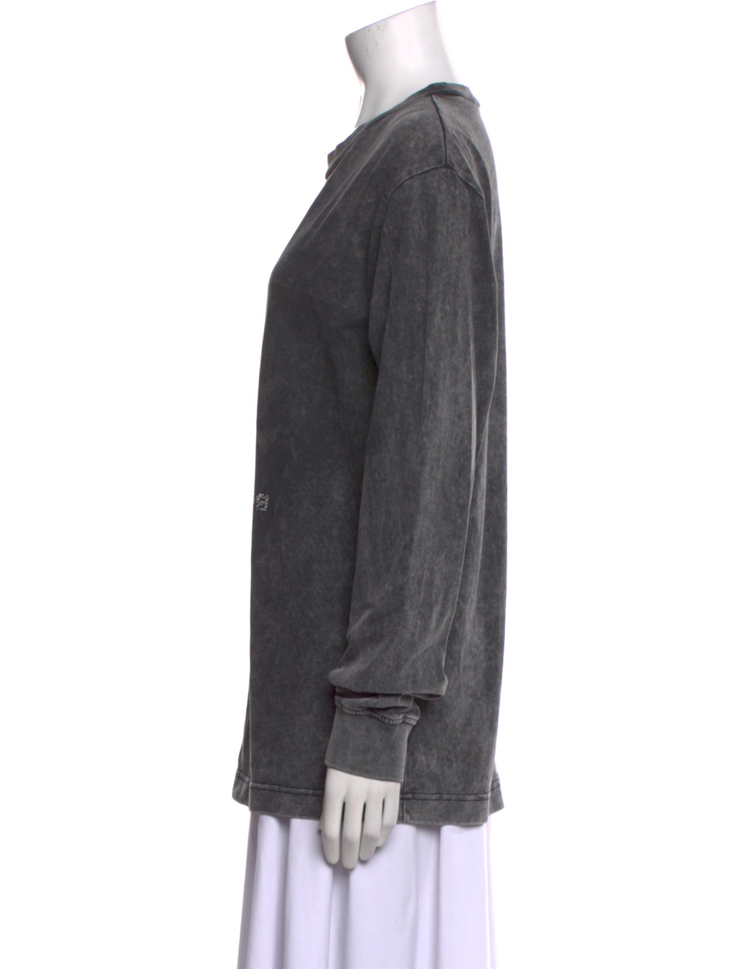 Alexander Wang Graphic Print Crew Neck Sweatshirt